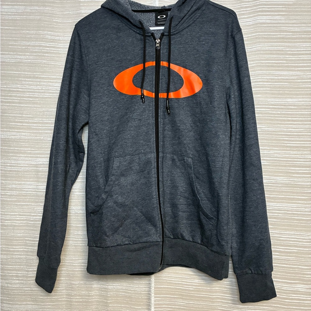 Oakley Gray Performance Hoodie MEDIUM